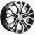 Khomen KHW 1608 6.5x16 5*110 ET46 DIA63.3 Black-FP Литой