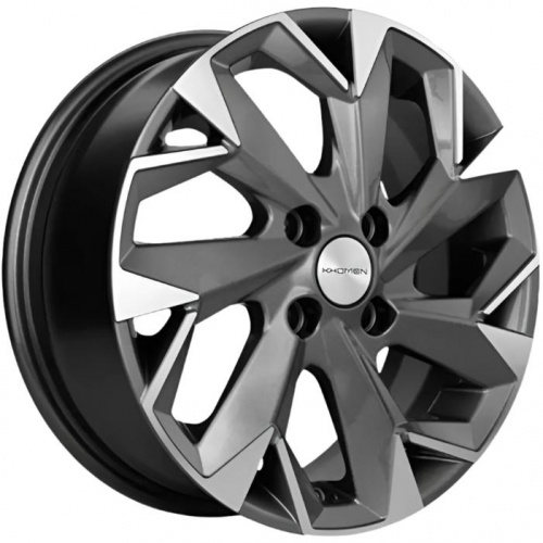 Khomen KHW 1508 6x15 4*100 ET50 DIA60.1 Gray-FP Литой