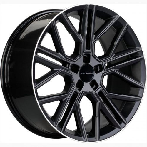 Khomen KHW 2101 9.5x21 5*114.3 ET40 DIA64.1 Black-FP Литой