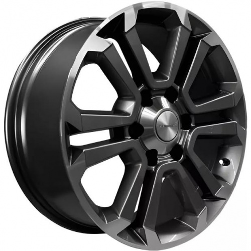 Khomen KHW 1817 7.5x18 6*139.7 ET25 DIA106.1 Gray-FP Литой