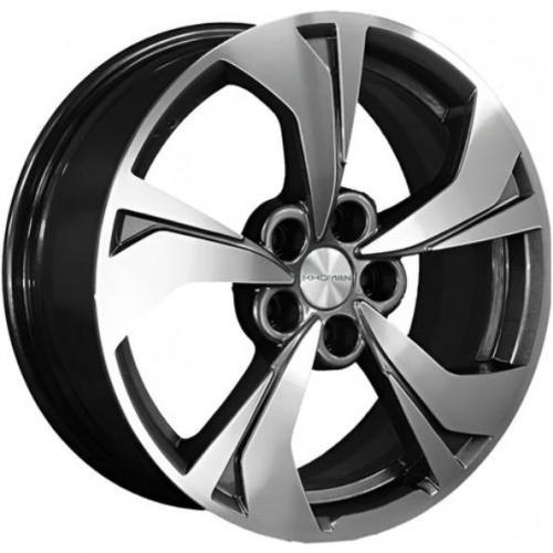 Khomen KHW 1724 7x17 5*114.3 ET45 DIA67.1 Black Литой