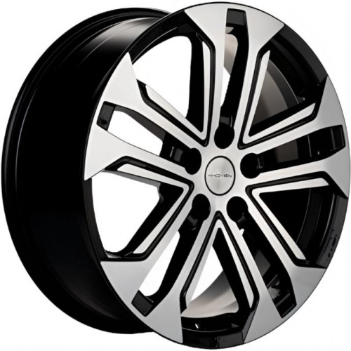 Khomen KHW 1803 7x18 5*108 ET46 DIA63.3 Black-FP Литой