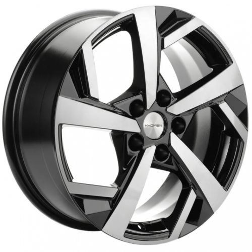 Khomen KHW 1712 7x17 5*114.3 ET39 DIA60.1 Black-FP Литой