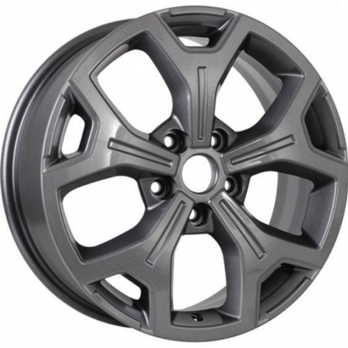 Khomen KHW 1710 6.5x17 5*120 ET55 DIA65.1 Gray-FP Литой