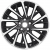 Khomen KHW 1804 7.5x18 5*112 ET39 DIA66.6 Black-FP Литой